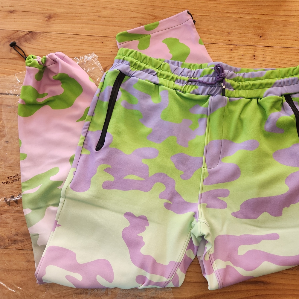 NWT Create 2MRW Men's Camouflage Sweatpants Joggers - 2X